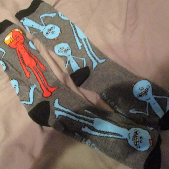 12 Days of Socks Rick & Morty Adult Swim Mens' Crew and Low Profile NEW Unworn - Picture 13 of 14